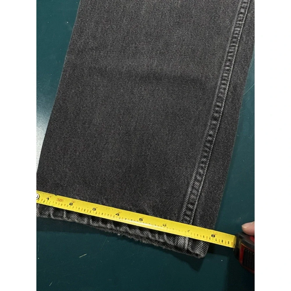 Vintage Levis 553 Jeans Men 34x29 Faded Black Relaxed Fit Straight Leg Denim 90s